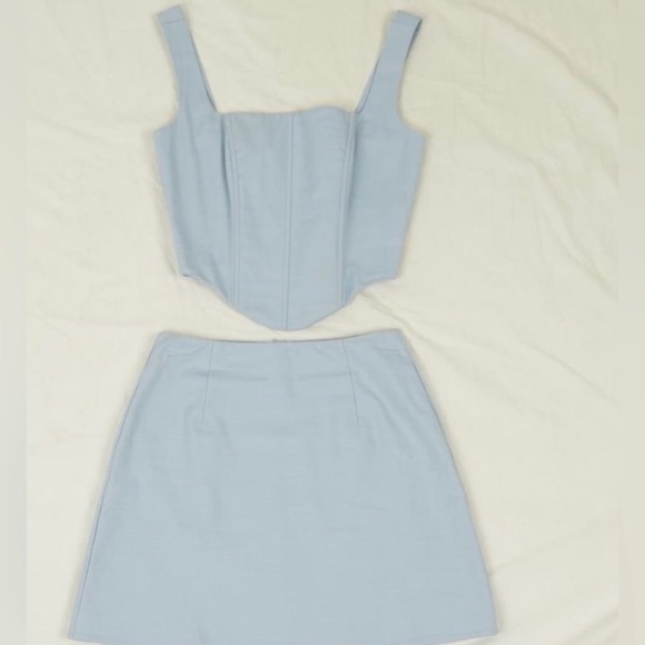 Peppermayo Dresses New Peppermayo Sky Blue Exclusive Corset Bustier